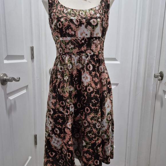 Calvin Klein Dresses & Skirts - Calvin Klein Multi Color Floral Dress Side Zipper Pockets Fully Lined Size 8